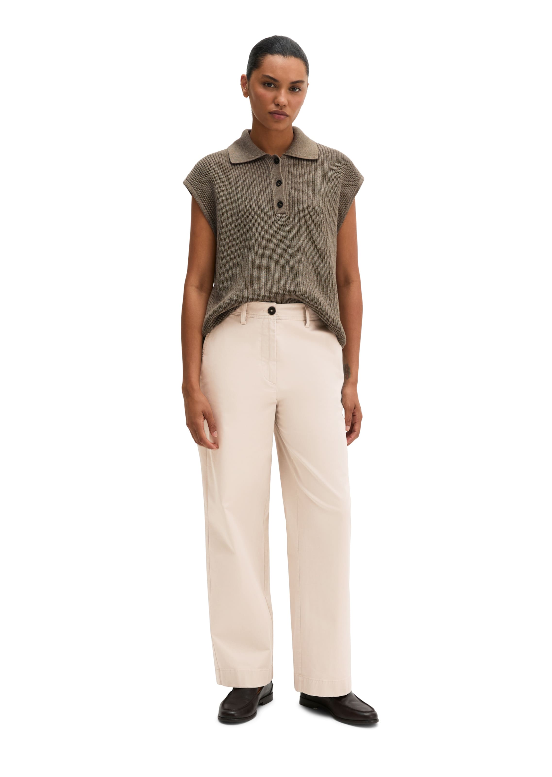 Marc O'Polo Loose fit Trousers in Beige