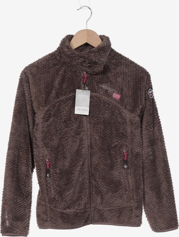 Geographical Norway Sweater & Cardigan in S in Brown: front