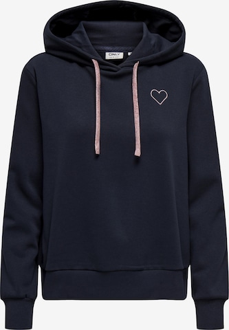 Sweat-shirt 'ONLNoli' ONLY en bleu : devant