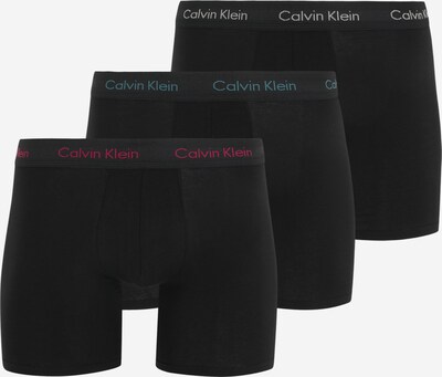 Calvin Klein Underwear Boxers en bleu cyan / gris / rose / noir, Vue avec produit