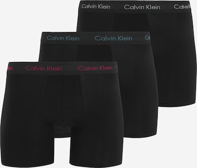 Calvin Klein Underwear Bokserid tsüaansinine / hall / roosa / must, Tootevaade