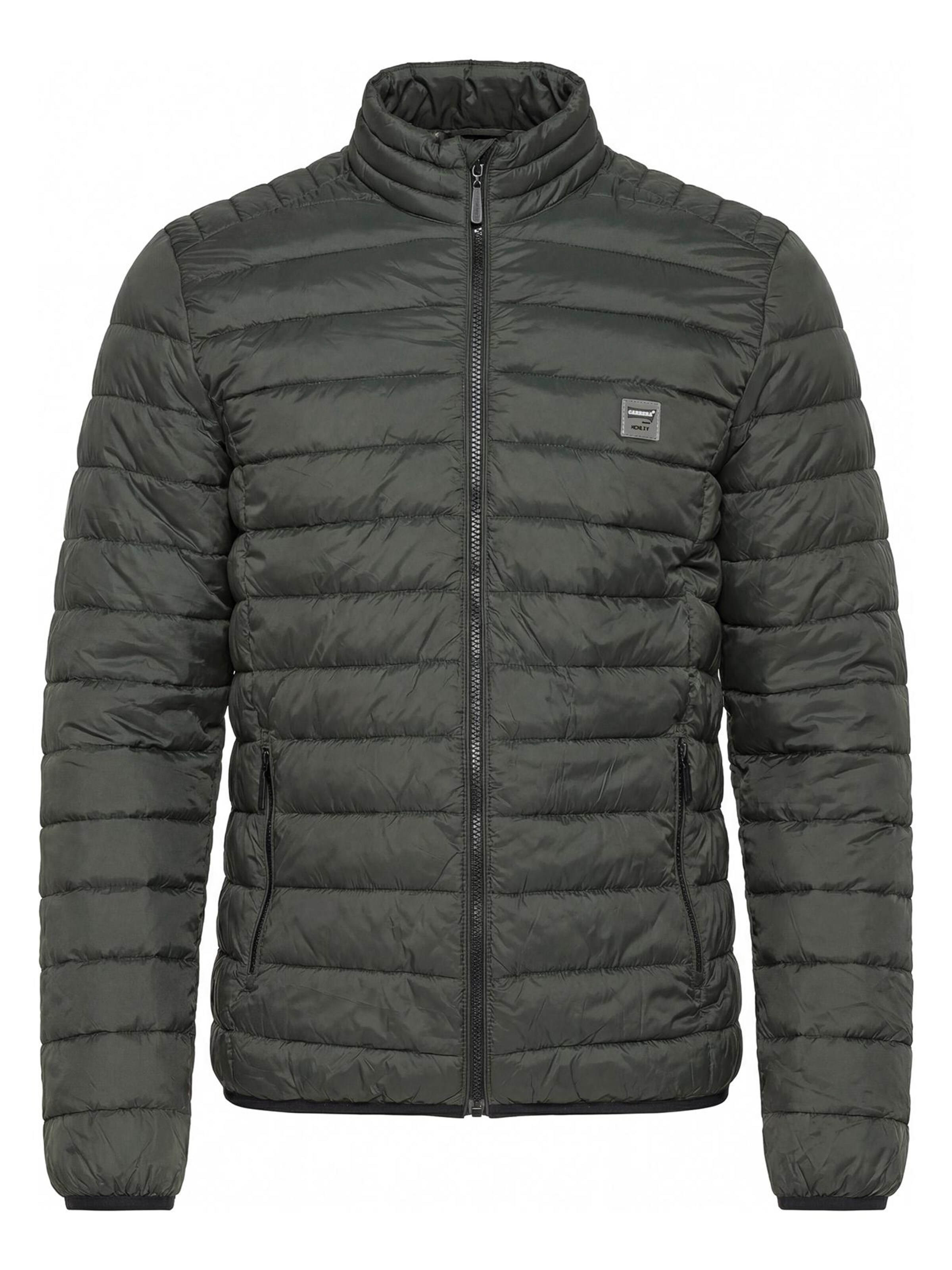 Carrera Jeans Outdoorjacke 'Upright-Collar'‌‌‌‌‌‌ in Grün