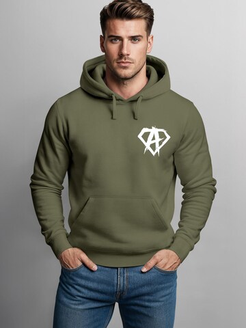 Neverless Sweatshirt 'Anarchy Gym' in Green