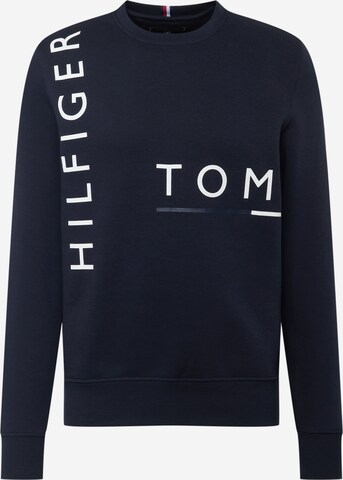 Sweat-shirt TOMMY HILFIGER en bleu : devant