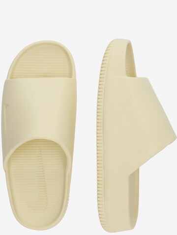 Nike Sportswear Muiltjes 'CALM SLIDE' in Geel