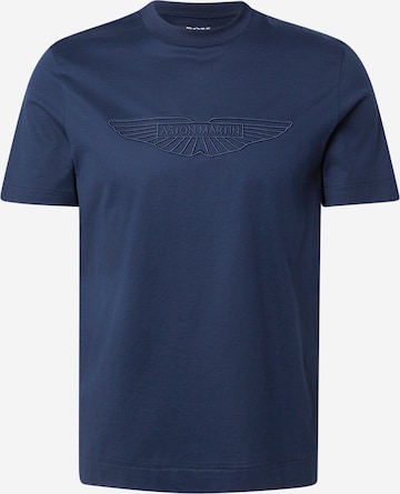 BOSS - Camiseta 'C-Thompson 243_AM' en azul: frente