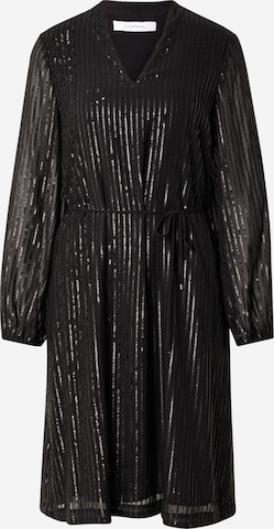 melns COMMA Kokteiļkleita: no priekšpuses