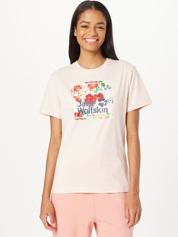 JACK WOLFSKIN Functioneel shirt in Roze: voorkant