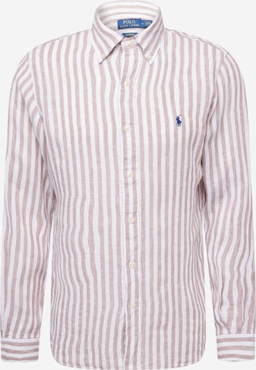Polo Ralph Lauren Рубашка в Коричневый / Белый, Обзор товара