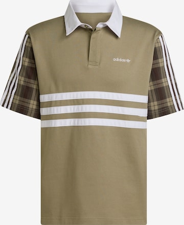 ADIDAS ORIGINALS - Camiseta 'Tartan' en verde: frente
