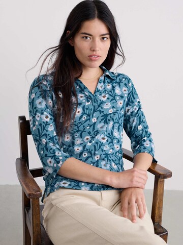 Seasalt Cornwall Blouse 'Wavecrest' in Blauw
