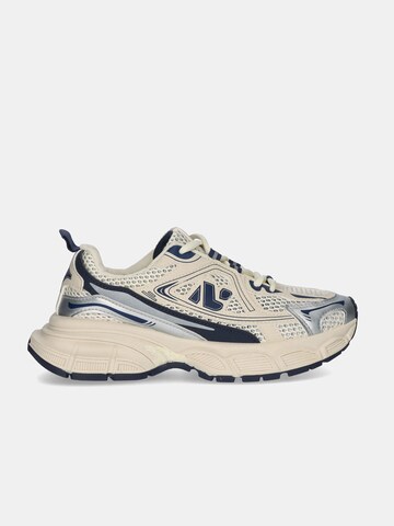 Baskets basses 'SH-05' EXE en blanc : devant