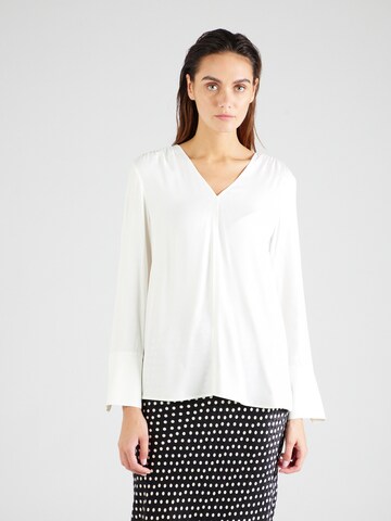 COMMA - Blusa em branco: frente