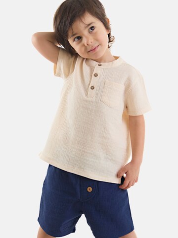 Denokids Set 'Handsome Muslin' in Weiß: Vorderseite