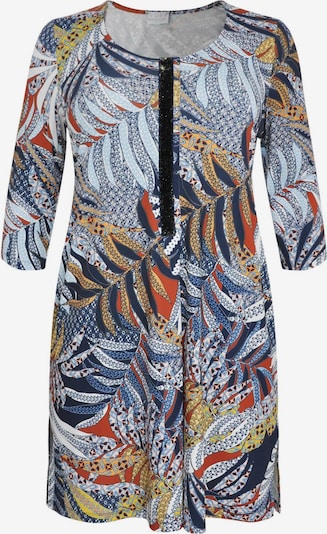 Yoek Tunika ' Batik ' in blau / mischfarben, Produktansicht