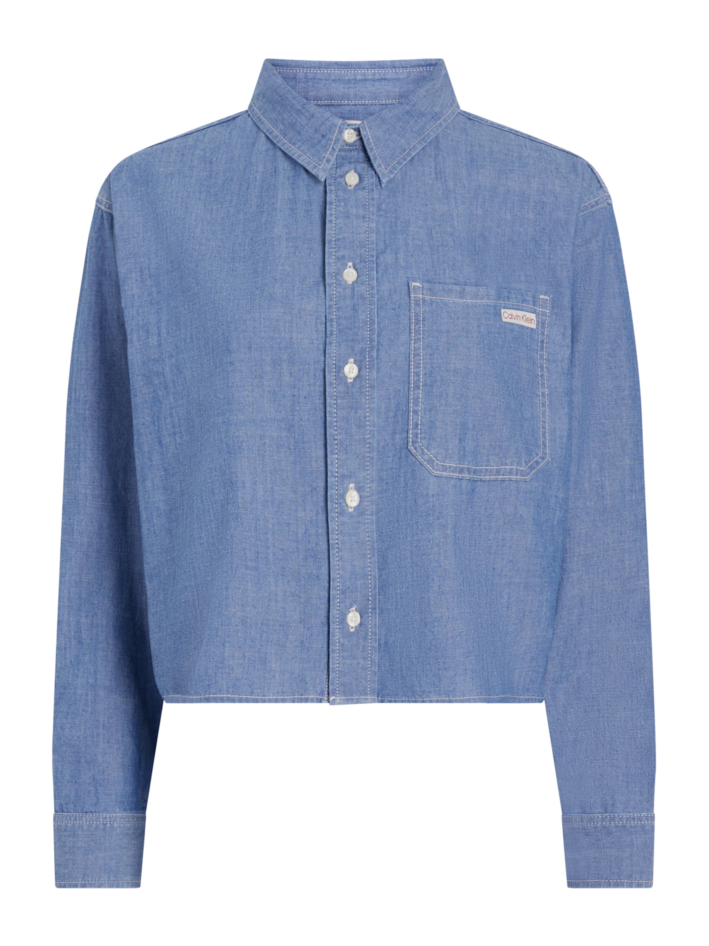 Calvin Klein Jeans Μπλούζα σε μπλε: μπροστά