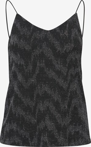 ICHI Top 'JAIDA' in Black: front