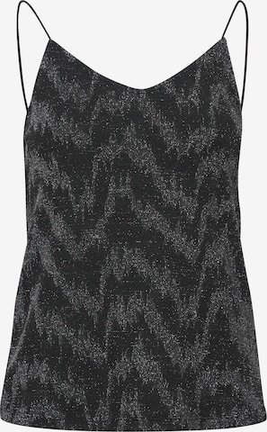 ICHI Top 'JAIDA' in Black: front