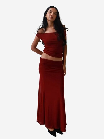 Jupe Hiccup en rouge