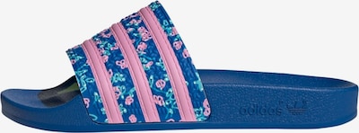 ADIDAS ORIGINALS Badeschuh ' Adilette' in blau / pink, Produktansicht
