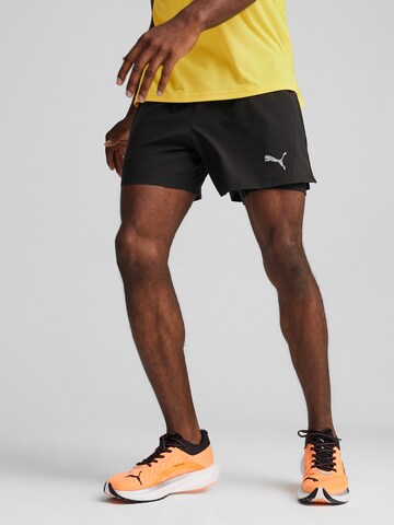 PUMA Regular Sportbroek 'RUN VELOCITY ULTRAWEAVE' in Zwart: voorkant