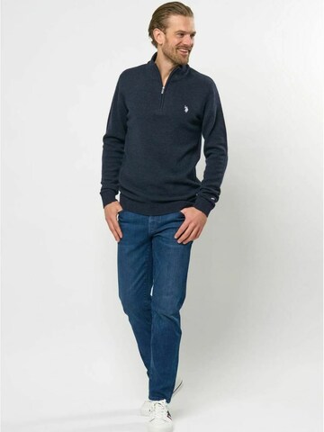 Pull-over 'Kevin' U.S. POLO ASSN. en bleu
