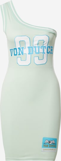 Von Dutch Originals Šaty 'KASEY' - svítivě modrá / světle zelená / bíl�á, Produkt