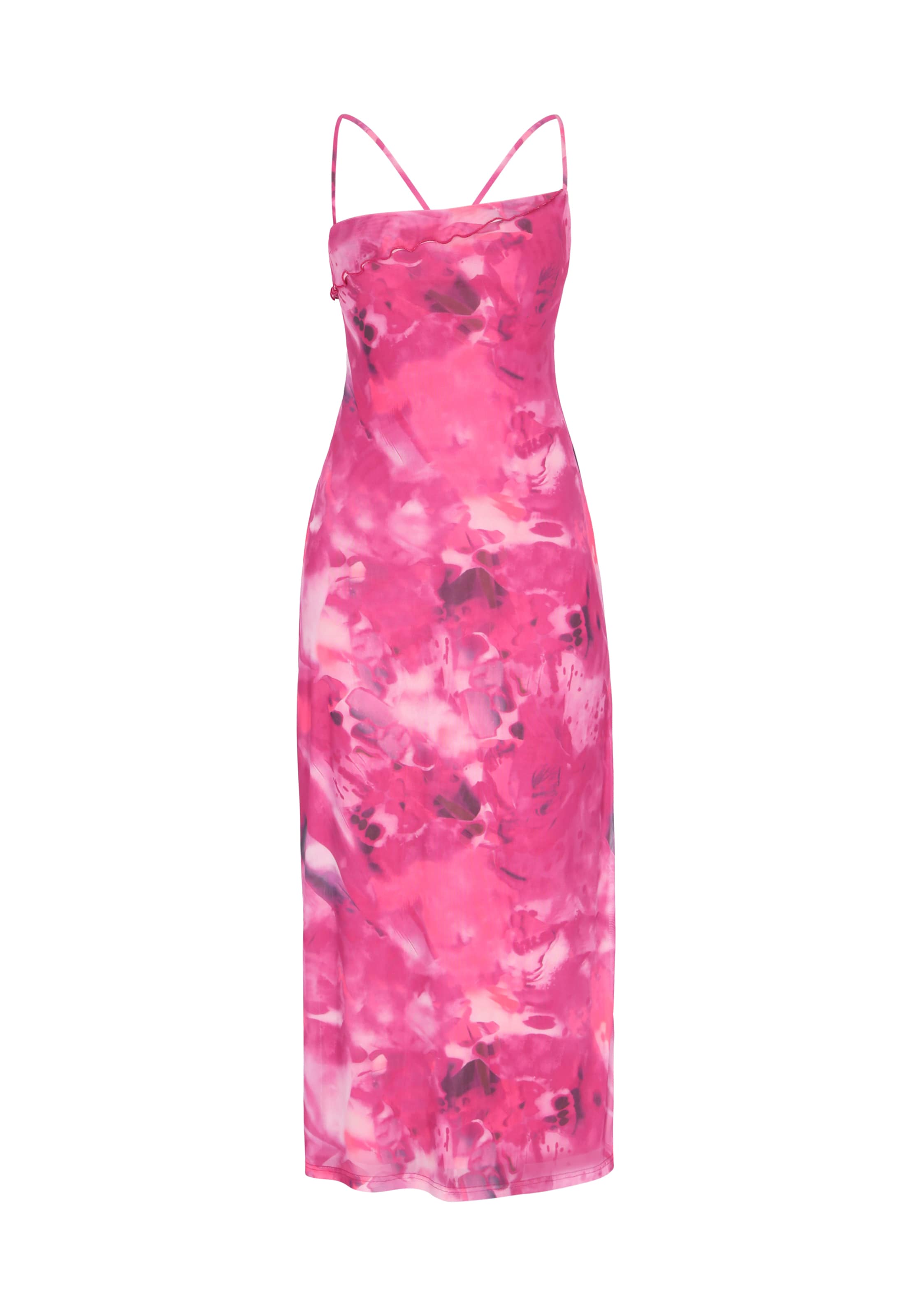 Robe IZIA en rose : devant