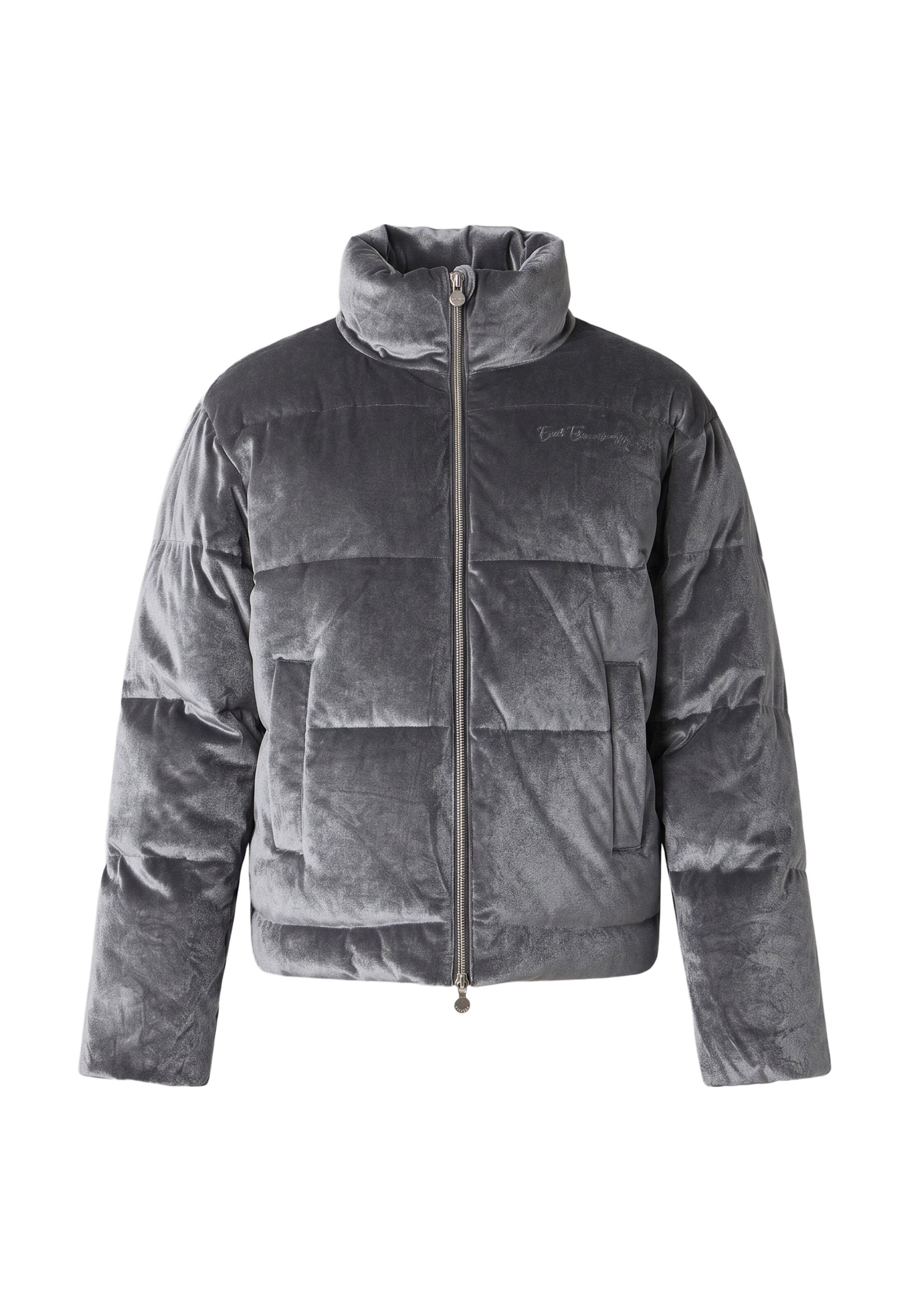 Giacca invernale di EA7 Emporio Armani in grigio: frontale