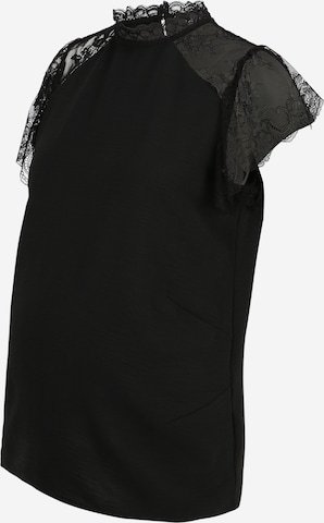 Only Maternity Blouse 'KRISTINE' in Black: front