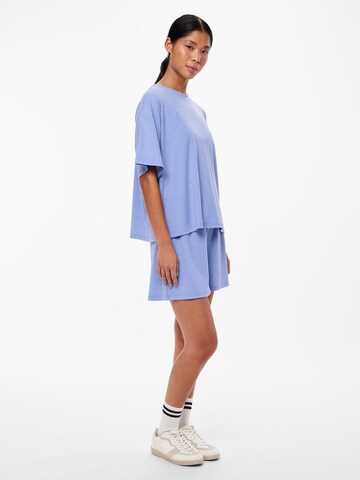 T-shirt 'KYLIE' PIECES en bleu