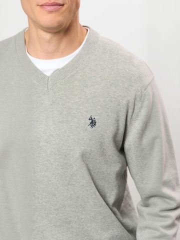U.S. POLO ASSN. Pulóver ' UMCosmo ' - szürke: elől