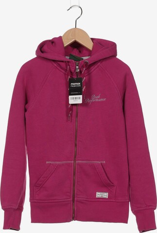 PEAK PERFORMANCE Sweatshirt & Zip-Up Hoodie in XS in Pink: front