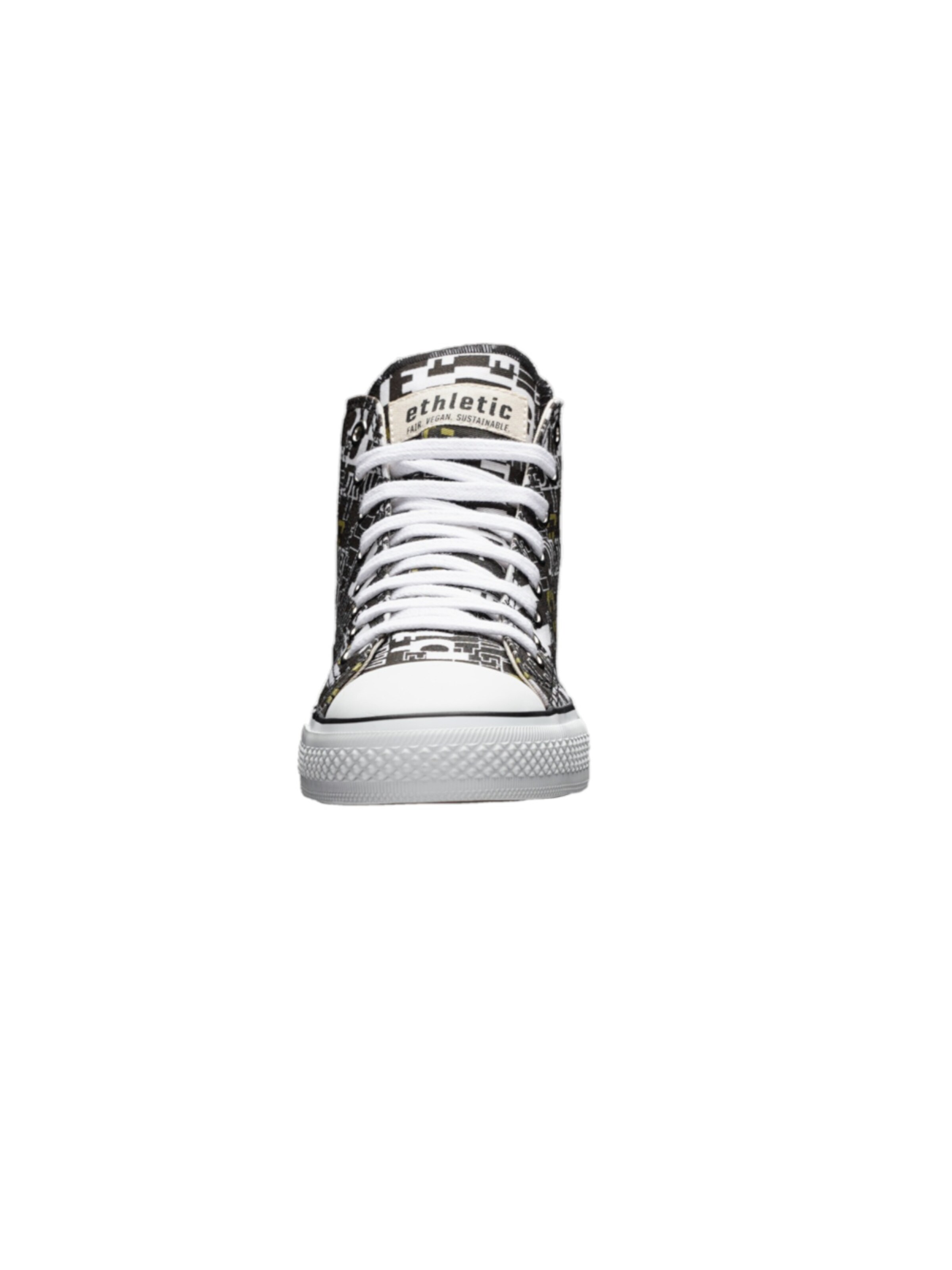 Baskets hautes 'White Cap Hi Cut' Ethletic en noir