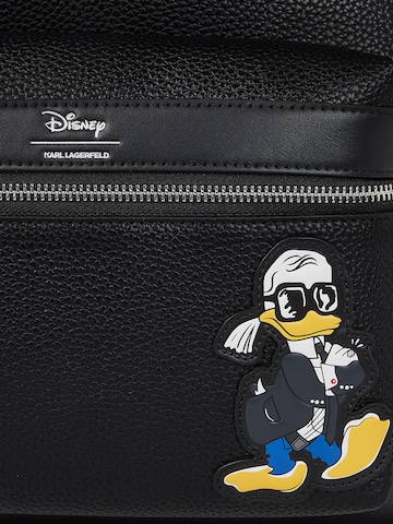 Karl Lagerfeld Rucksack 'Disney x Karl Lagerfeld' in Schwarz
