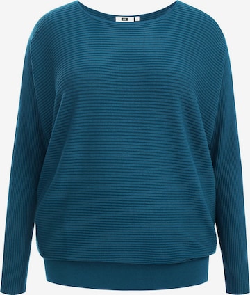 Pull-over WE Fashion en bleu : devant