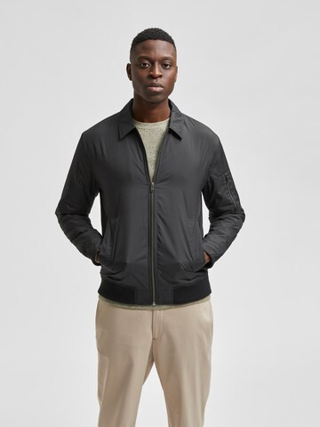 SELECTED HOMME Between-season jacket 'Royce' in Black: front