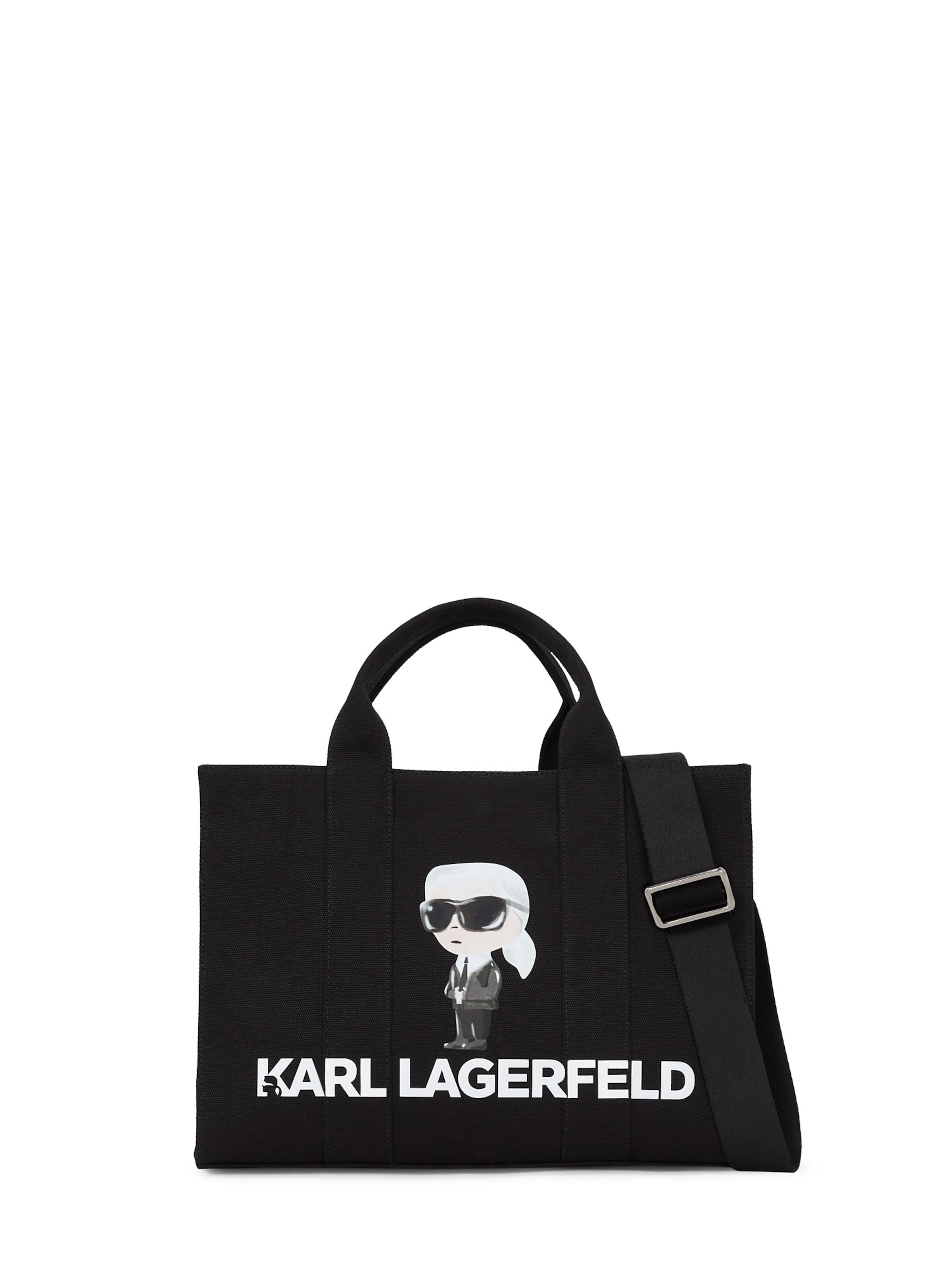 Karl Lagerfeld Shopper 'Ikon' in Black: front