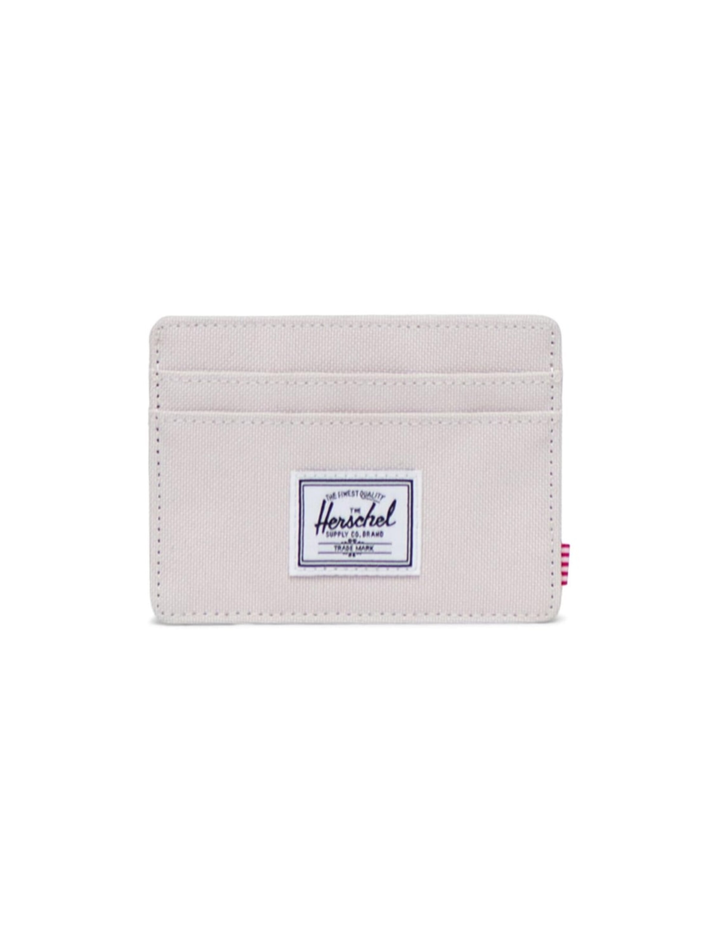 Herschel Wallet 'CHARLIE CARDHOLDER MOONBEAM' in White: front