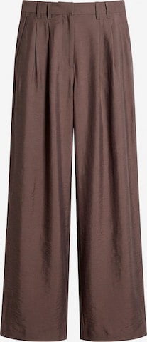 Guido Maria Kretschmer Women Wide Leg Laskoshousut 'Finja' värissä ruskea: etupuoli