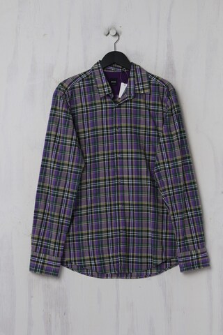 BOSS Button Up Shirt in L in Purple: front