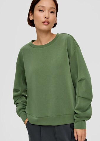 s.Oliver Sweatshirt in Grün