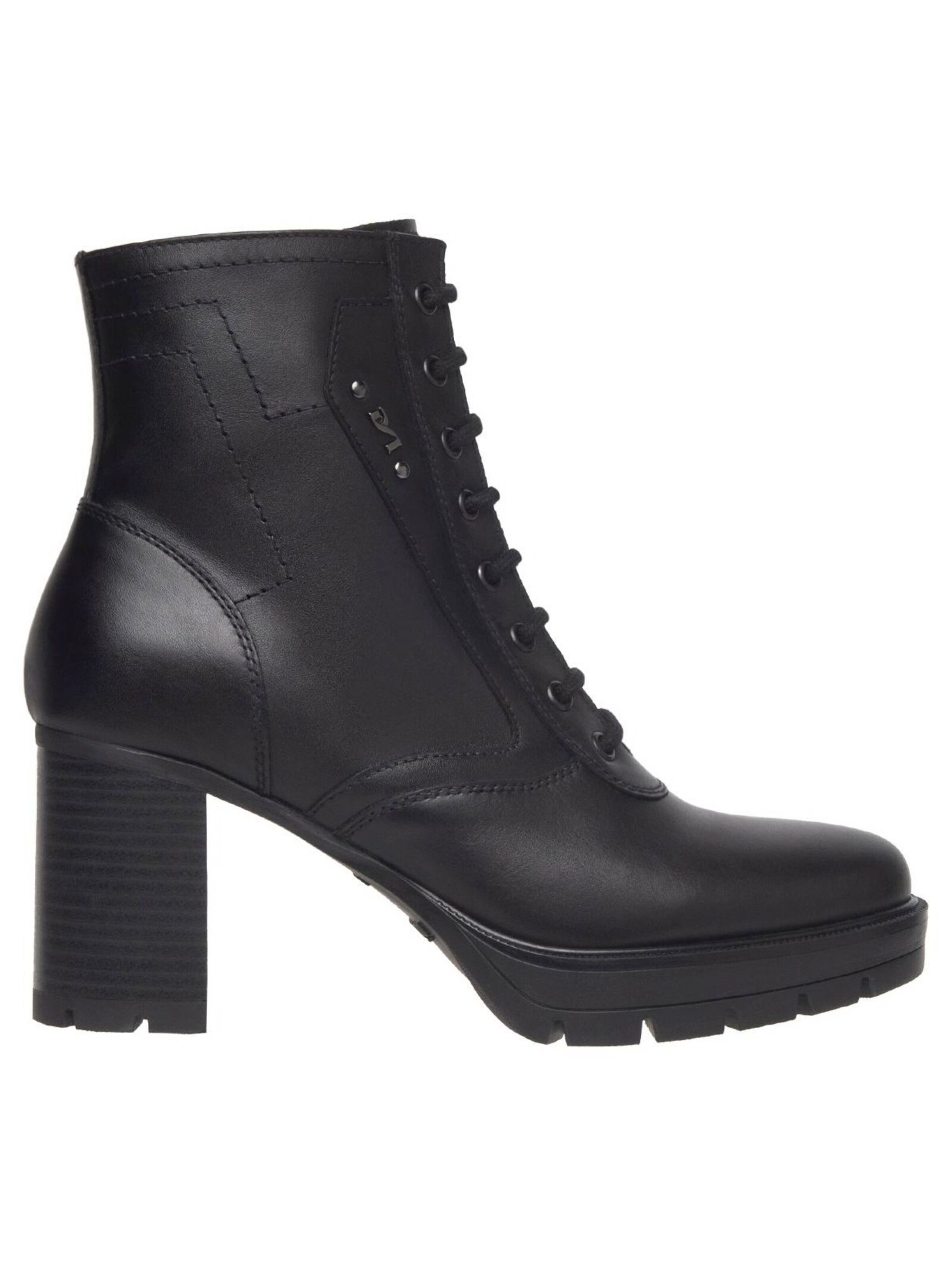 Nero Giardini Lace-up bootie in Black