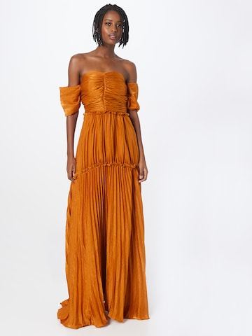 True Decadence Evening Dress in Yellow: front