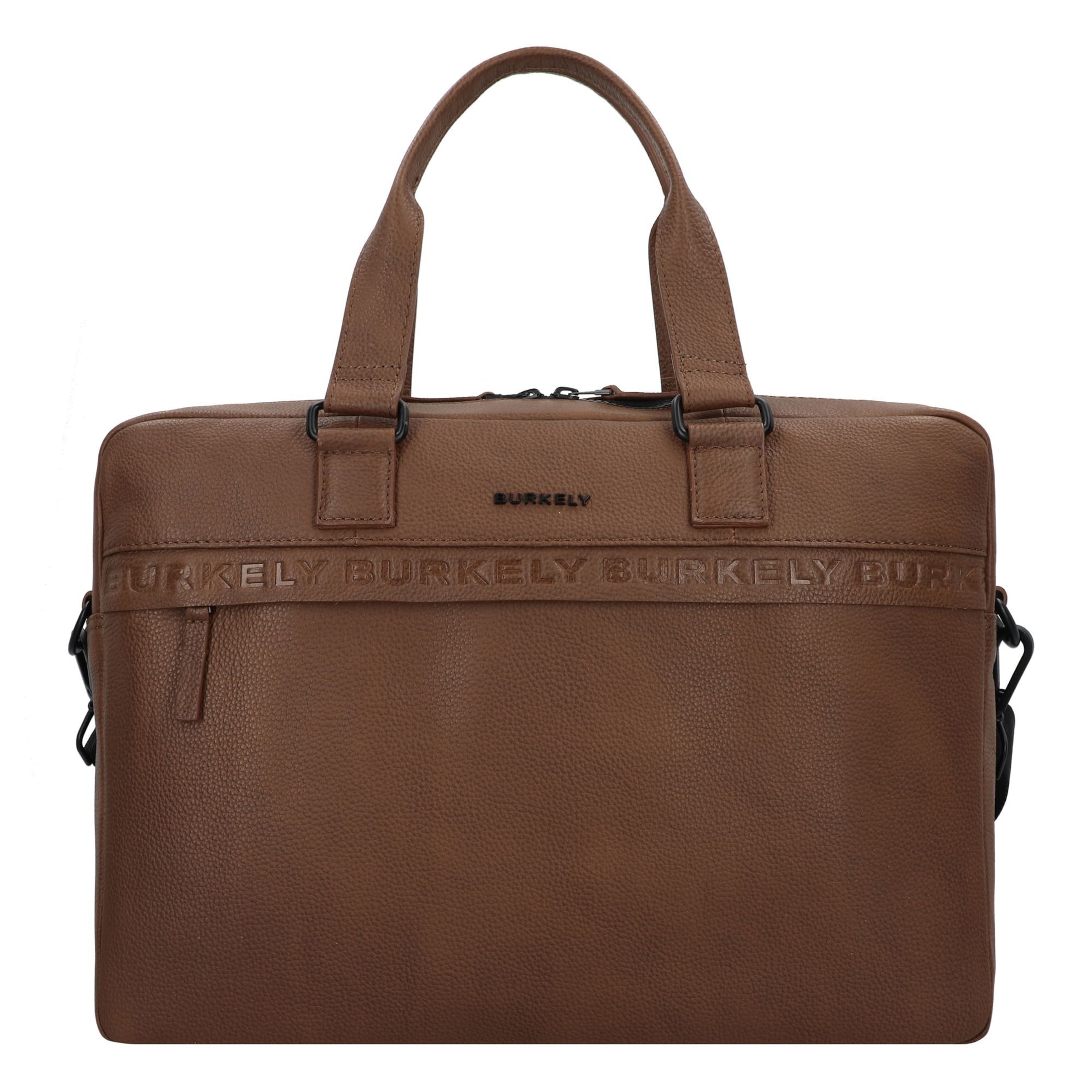 Burkely Aktentas 'Minimal Mason ' in Bruin: voorkant