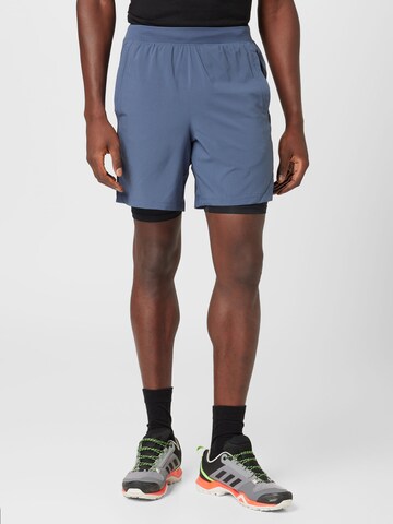 UNDER ARMOUR Regular Sportshorts 'Launch' in Grau: Vorderseite