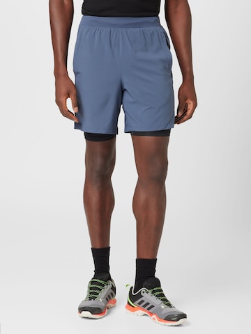 UNDER ARMOURregular Sportske hlače 'Launch' - siva boja: prednji dio