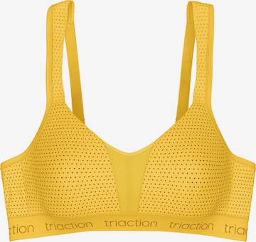 TRIUMPH Sport bh ' Triaction Energy Lite ' in Geel: voorkant