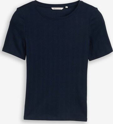 TOM TAILOR DENIM T-Shirt in Blau: Vorderseite