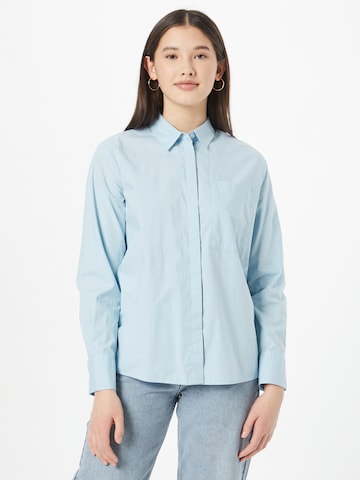 s.Oliver Blouse in Blauw: voorkant